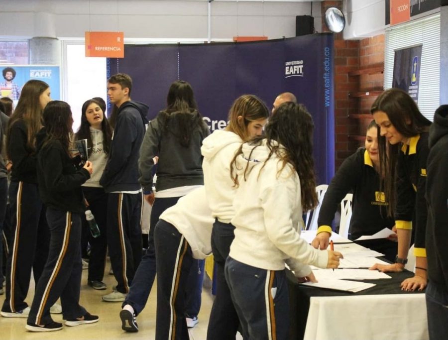 At TCS, 11th graders are deciding which college they want for their future.