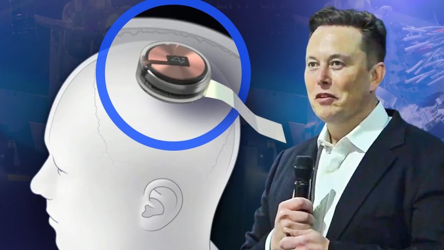 Elon Musk, creator of Neuralink, and his new invention. 
