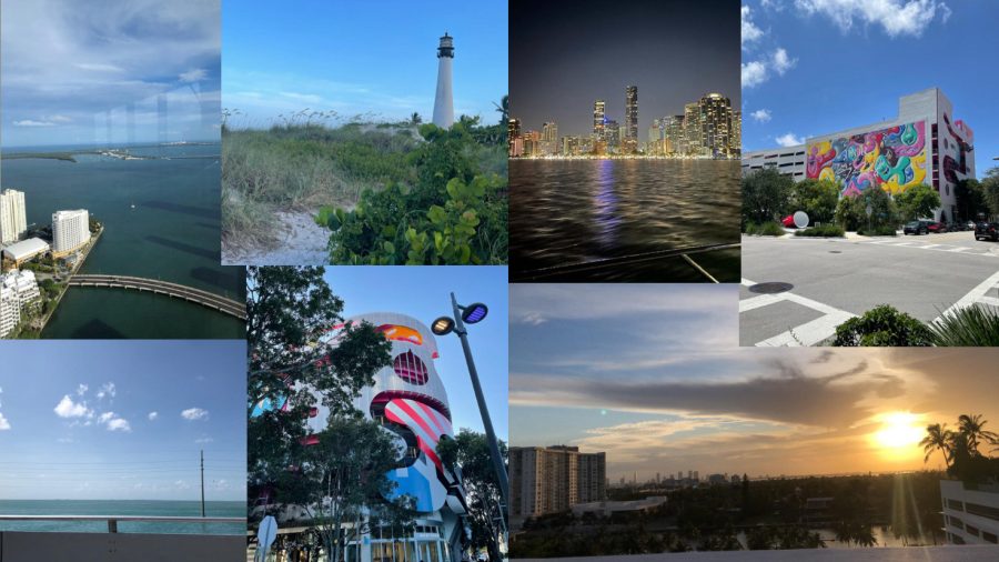 A montage of photos of Miami taken by TCS Students. 