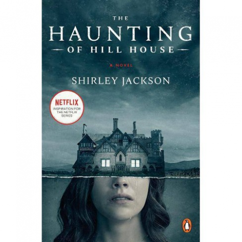 Eleanor Vance, one of the four main characters, is pictured on the book cover along with Hill House. Shirley Jackson’s novel portrayed horror in a psychological rather than paranormal manner, and Eleanor’s mental degradation was a pivotal element in the story. “Jackson was the first author to understand that houses aren’t haunted – people are. All the most terrible specters are already there inside your head, just waiting for the cellar door of the subconscious to spring open.” said author Joe Hill.
