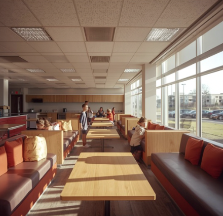 The Cafeteria Sofas Were Taken Away After Student Misuse